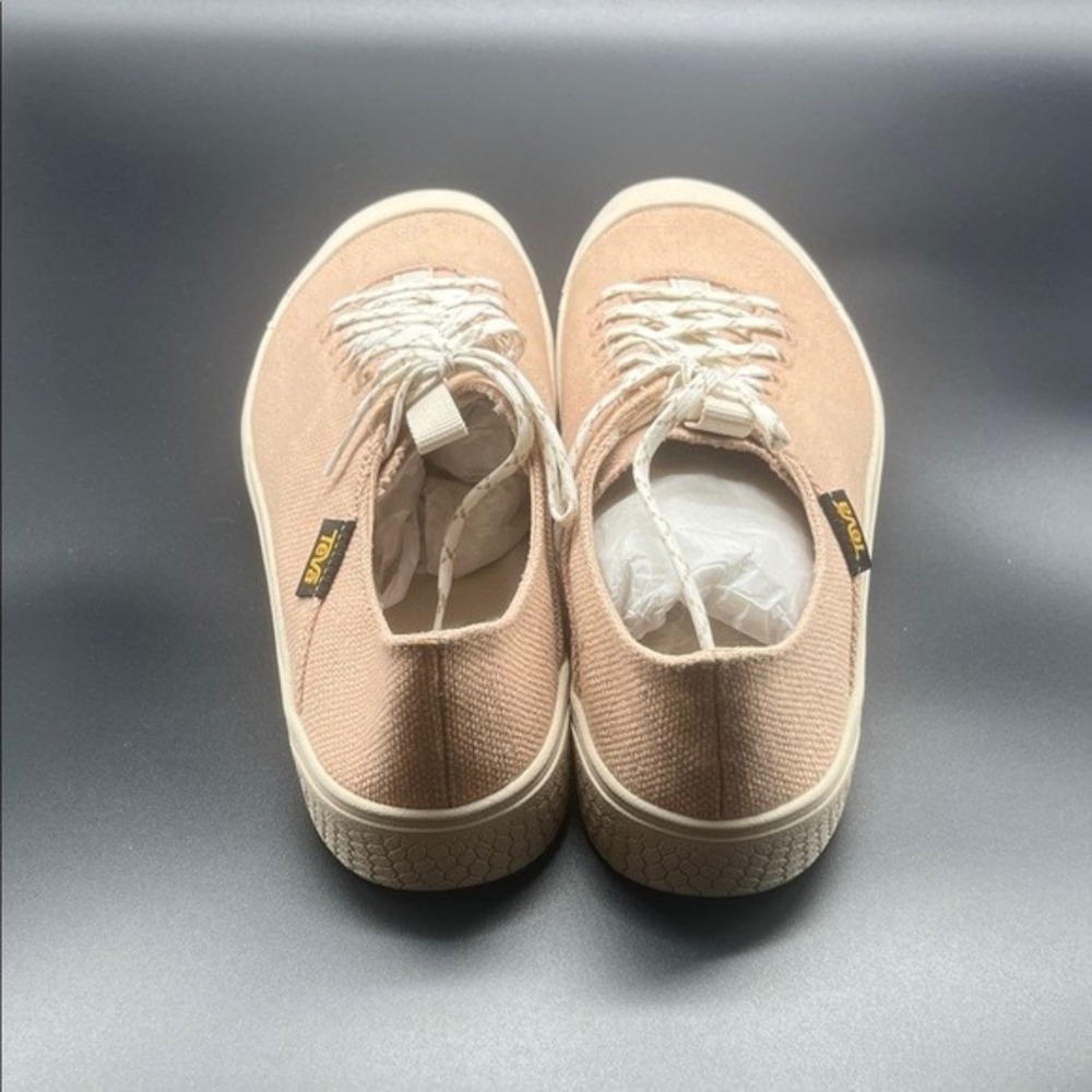 Teva Mens 1134369 Canvas Low Top Sneakers Peach Salmon Size 11 - Picture 6 of 7